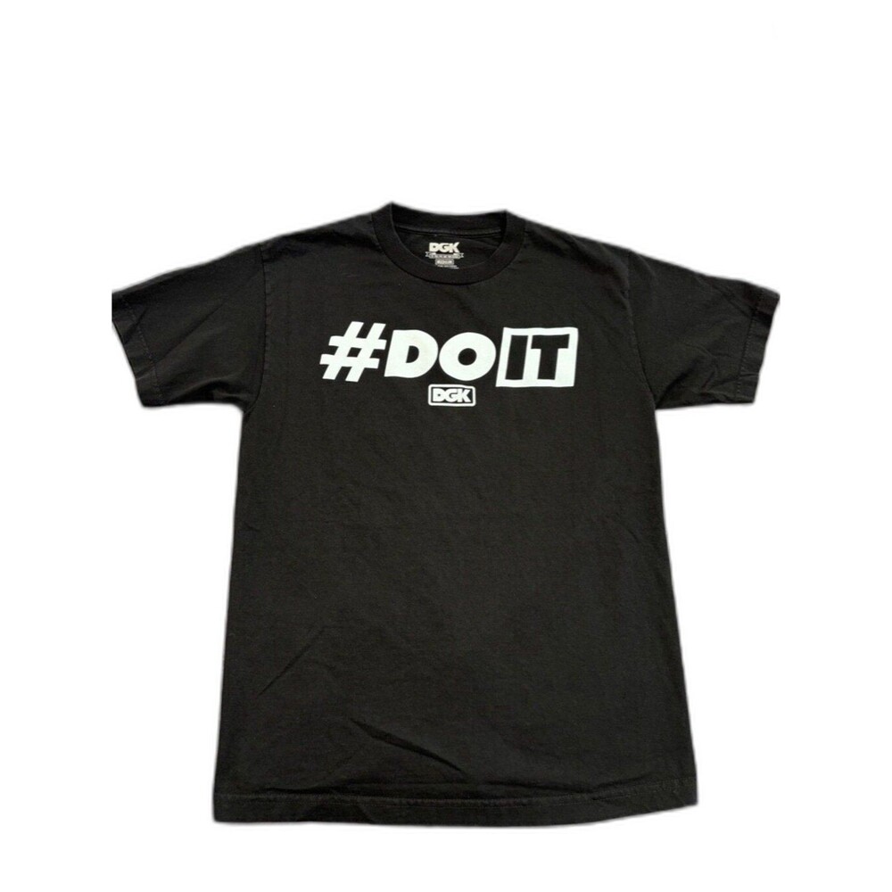 DGK Skateboards #Do It T-Shirt, Men's Size M, Black
